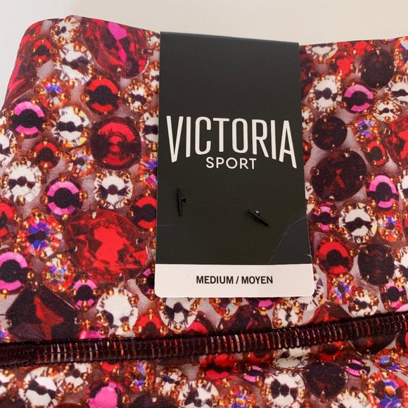 VICTORIAS SECRET Sport Jewel Print 7/8 Leggings - Picture 7 of 10